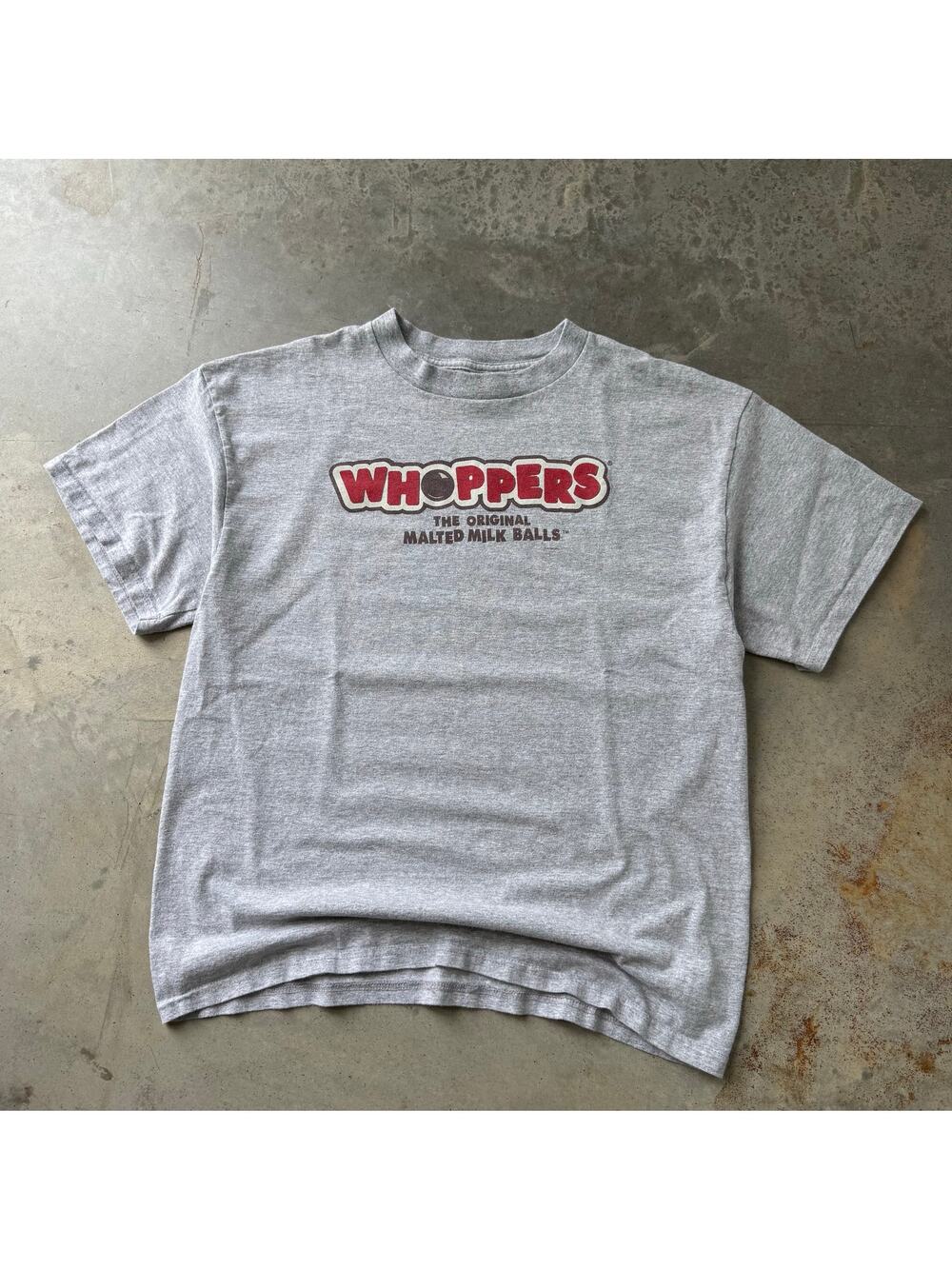 Vintage Y2K Whoppers Candy Snack Promo Retro Classic Graphic T-shirt Size Large